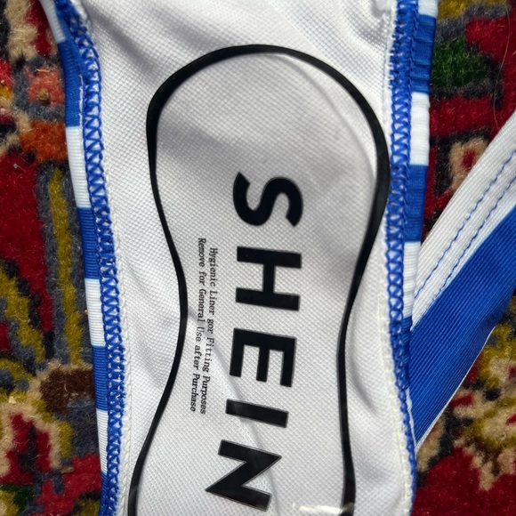 Nwt nautical stripped Shein bikini size L - Picture 3 of 3